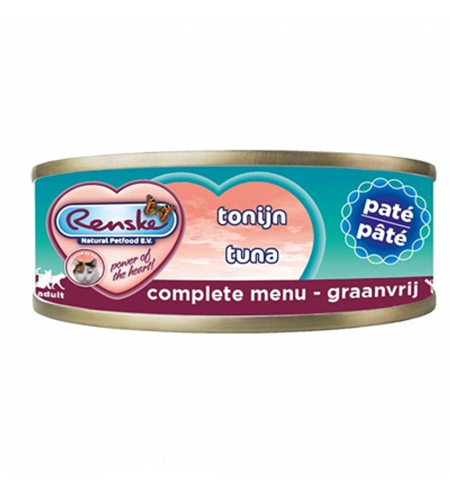 Renske Vers Vlees Maaltijd Kat Verse Tonijn Paté Graanvrij