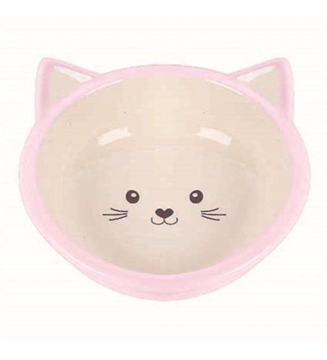 Happy Pet Voerbak Kitten Roze / Creme