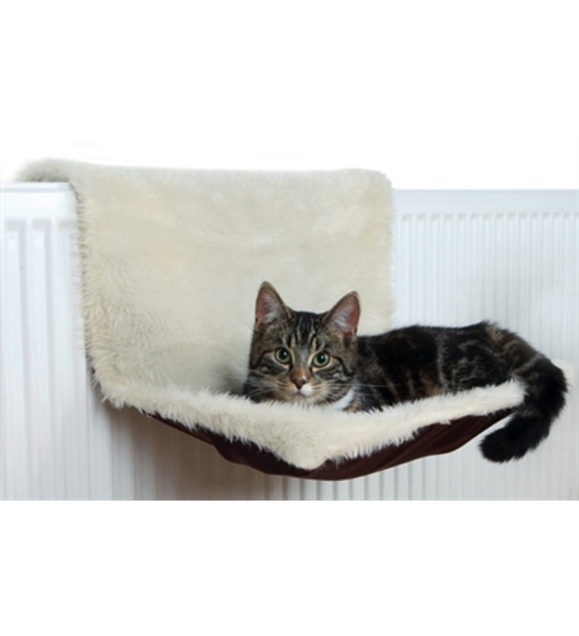 Trixie Radiatorhangmat Pluche / Velours Creme / Bruin