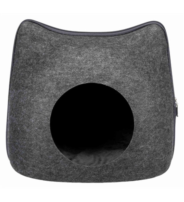 Trixie Relax Iglo Kat Vilt Grijs