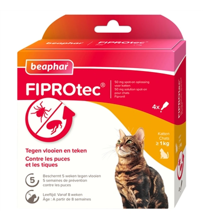 Beaphar Fiprotec Kat Tegen Vlooien & Teken