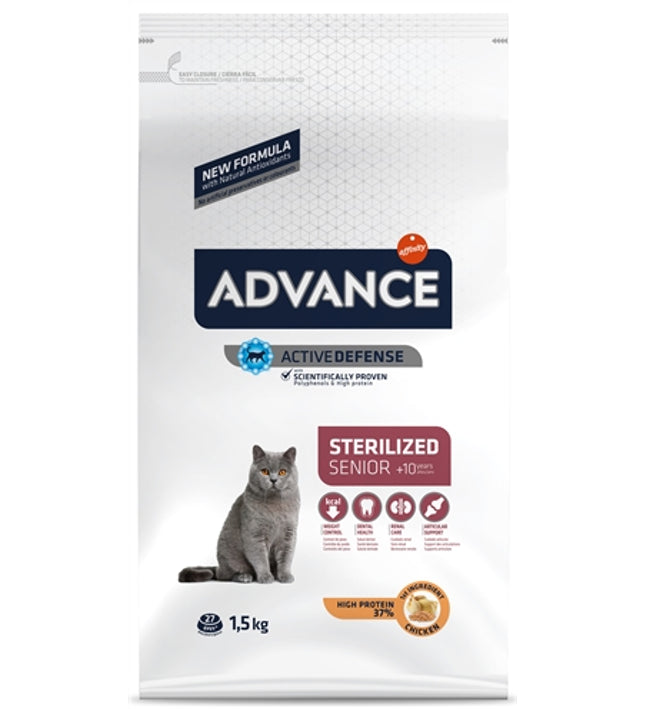 Advance Cat Sterilized Sensitive Senior 10+