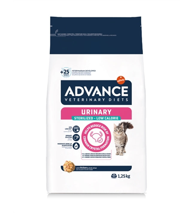 Advance Veterinary Diet Cat Urinary Sterilized Minder Calorieën