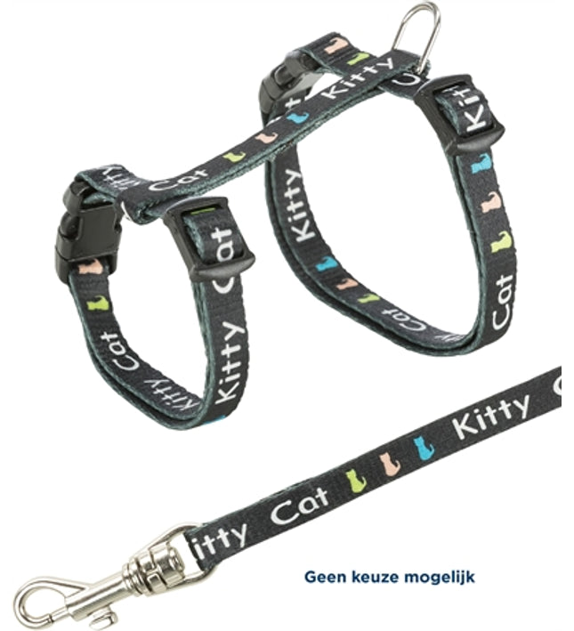 Trixie Kittentuig Junior Met Riem Kitty Cat Assorti