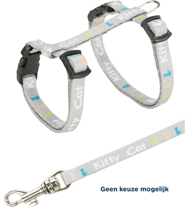 Trixie Kittentuig Junior Met Riem Kitty Cat Assorti