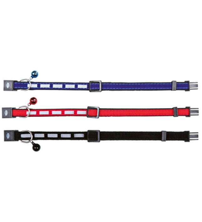Trixie Halsband Kat Safer Life Fluweel Reflecterend Assorti