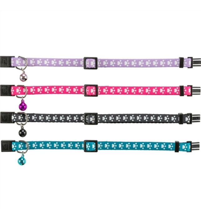 Trixie Halsband Kat Print Poot Elastisch Assorti