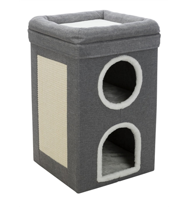Trixie Krabpaal Cat Tower Saul Grijs