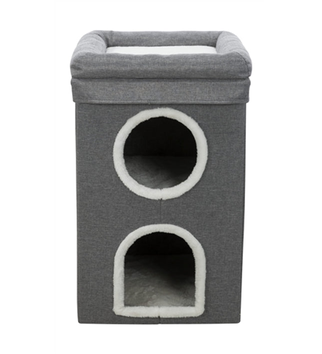 Trixie Krabpaal Cat Tower Saul Grijs