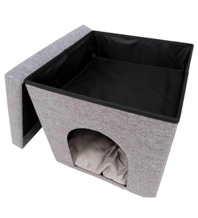 Trixie Poef Kattenmand Relax-Iglo Alois Grijs