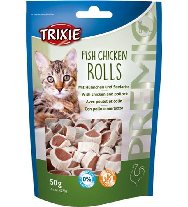 Trixie Premio Fish Chicken Rolls