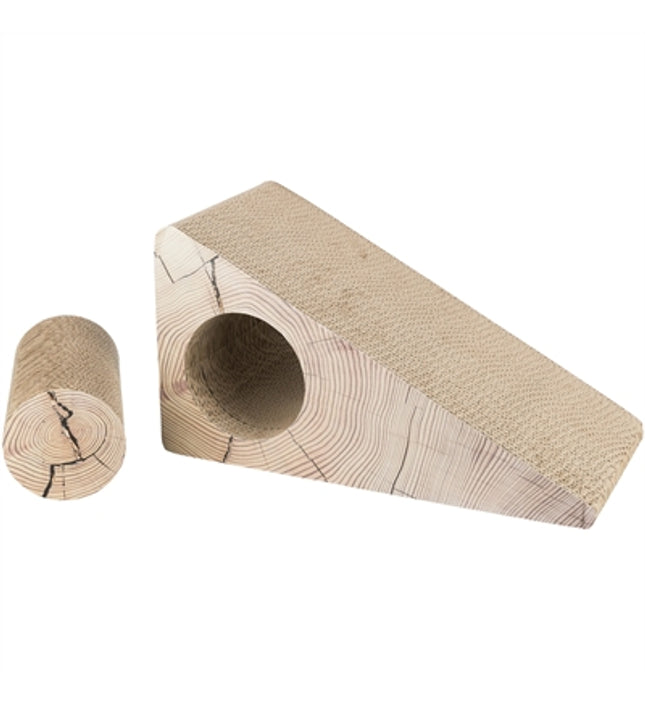 Trixie Krabhelling 2-Delig Karton Catnip Bruin