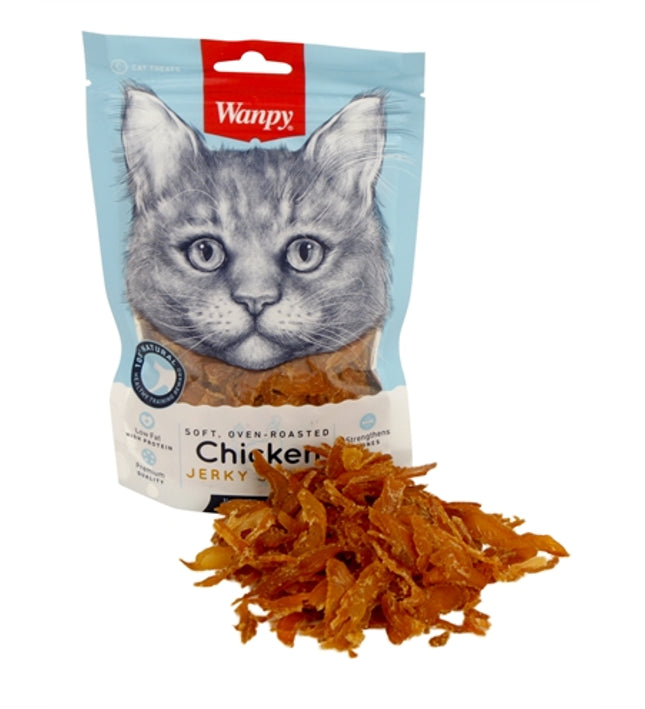 Wanpy Soft Oven-Roasted Chicken Jerky Strips