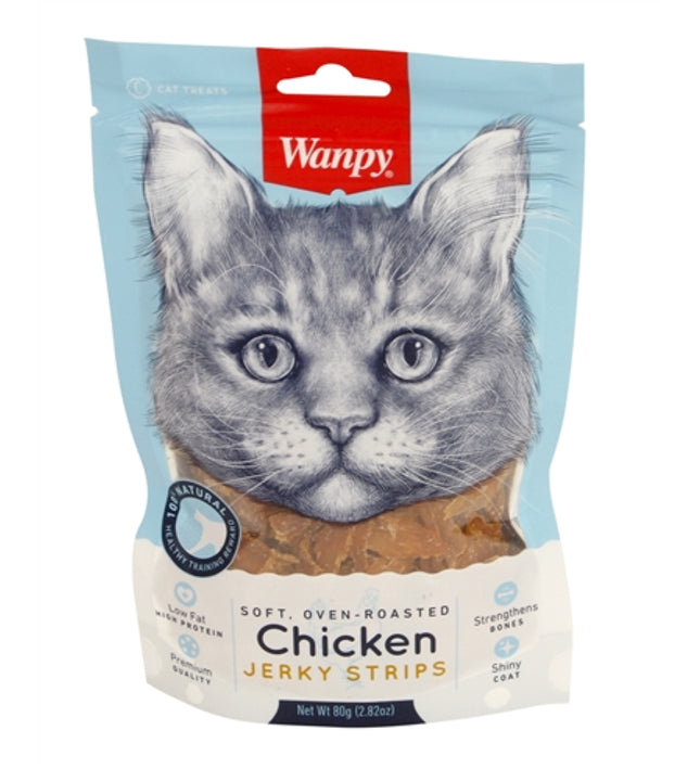 Wanpy Soft Oven-Roasted Chicken Jerky Strips