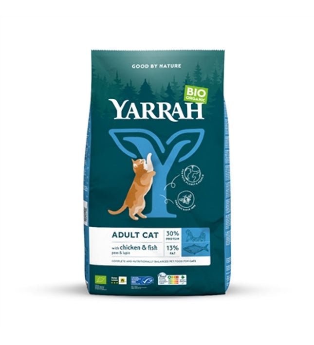 Yarrah Cat Biologische Brokken Vis (Msc) Zonder Toegevoegde Suikers