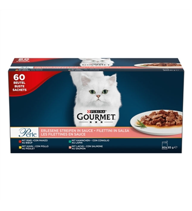Gourmet Perle Mini Filets In Saus Kip / Konijn / Rund / Zalm