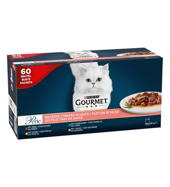 Gourmet Perle Mini Filets In Saus Kip / Konijn / Rund / Zalm