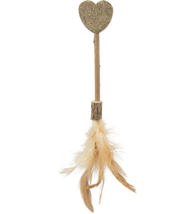Trixie Matatabi Lolly Hart Catnip Kattenspeelgoed Met Veren