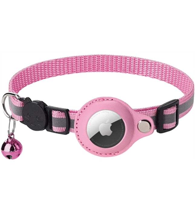 Croci Halsband Kat Met Tag Houder Roze