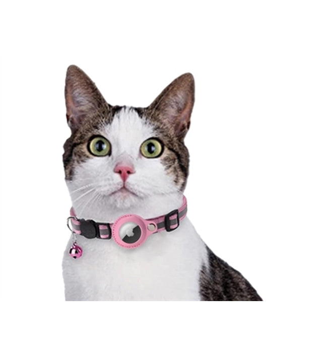 Croci Halsband Kat Met Tag Houder Roze