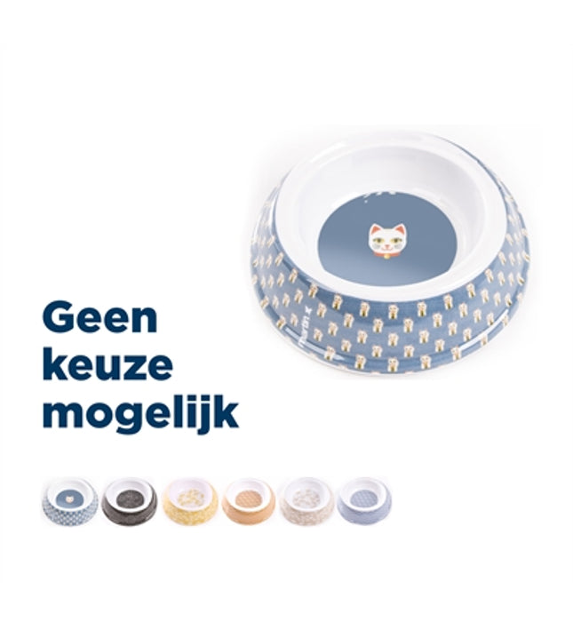 Martin Voerbak / Drinkbak Kat Melamine Japan Assorti