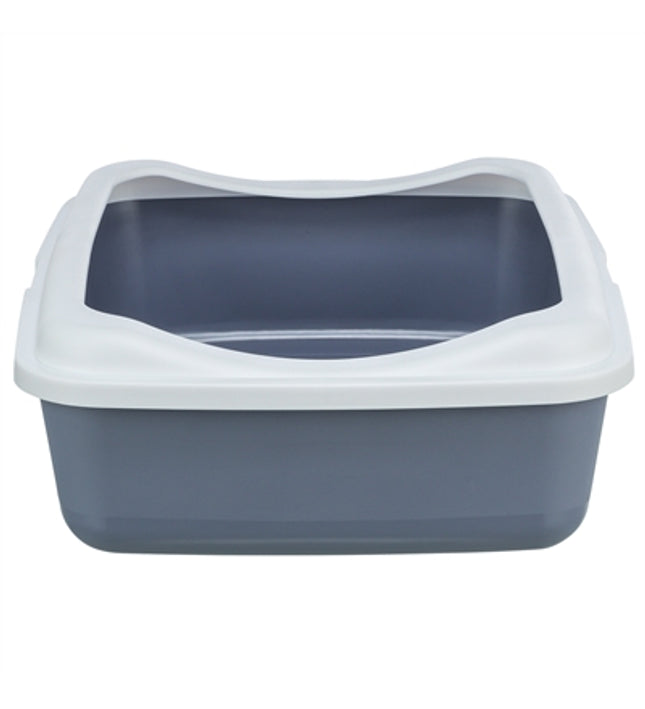 Trixie Kattenbak Classic Met Rand Paars / Wit