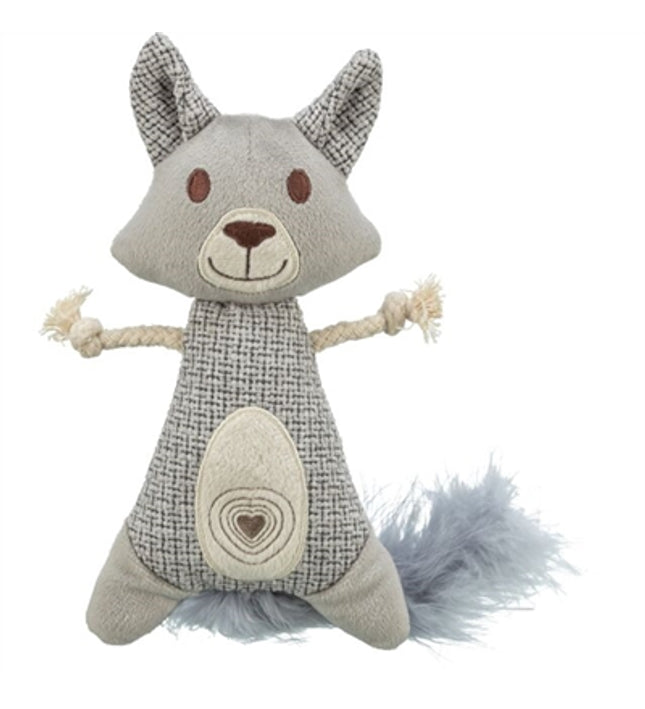 Trixie Wasbeer Xxl Pluche / Stof Met Veer Met Catnip