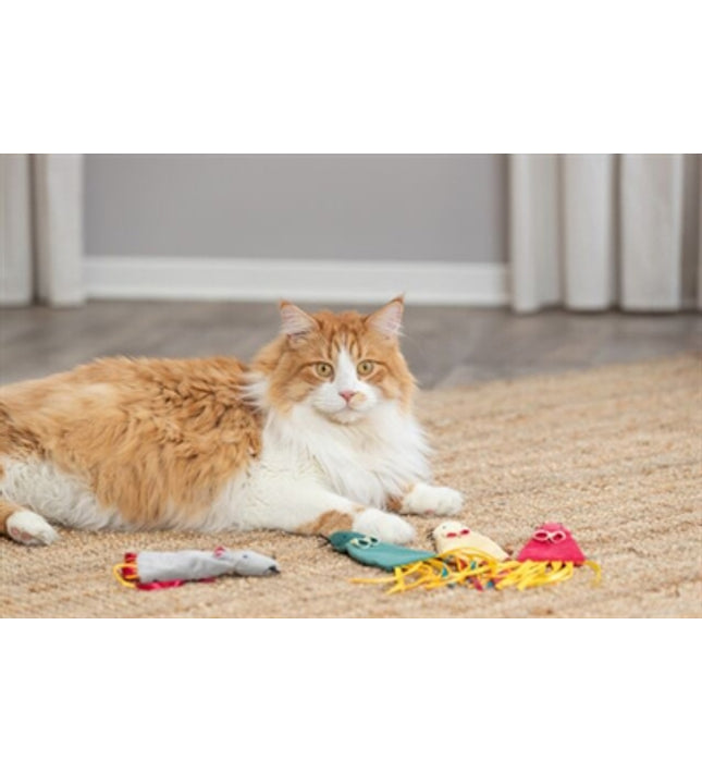 Trixie Muis Pluche Met Catnip Assorti