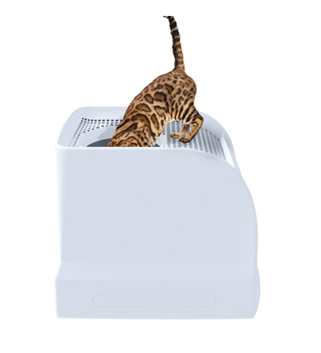 Imac Kattenbak Frida Met Lade Blauw