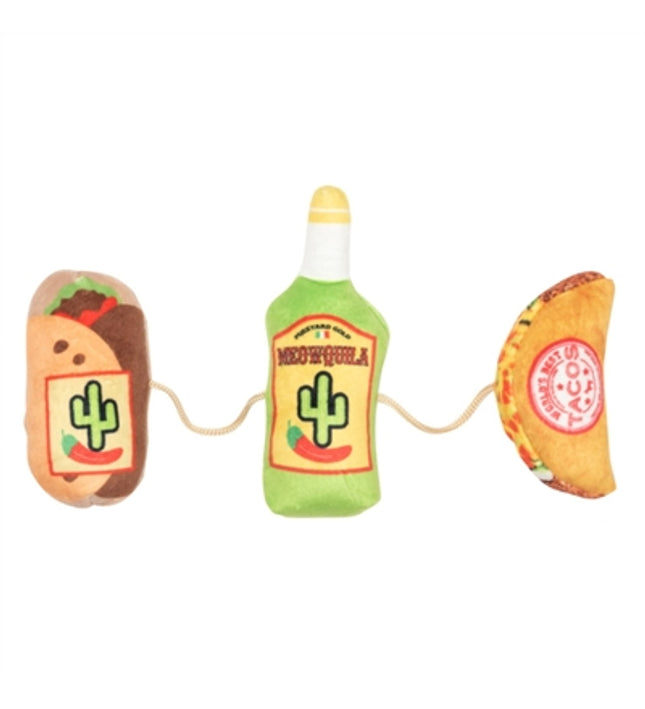 Fuzzyard 3 Fiesta Aan Touw Met Catnip Pluche