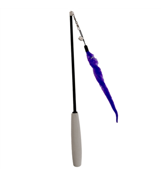 Easypets Uitschuifbare Kattenhengel Worm Paars