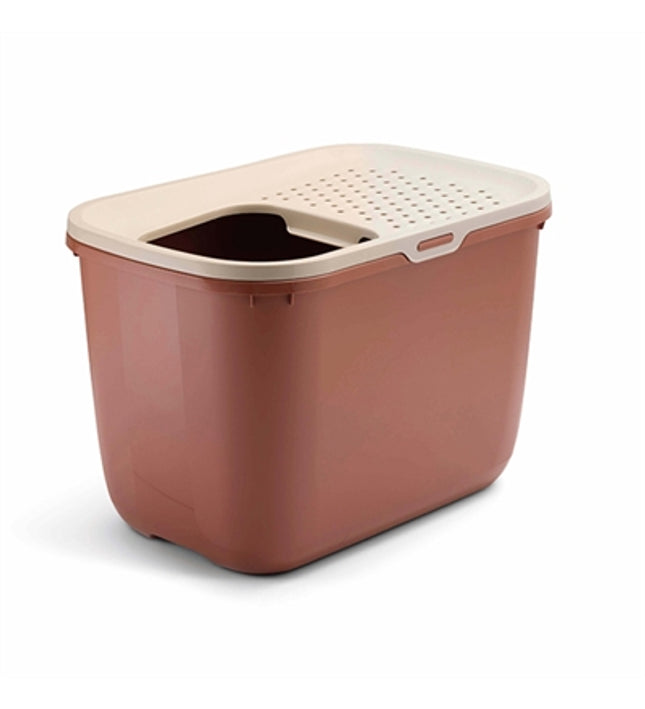 Savic Kattenbak Hop In Champagne Roze / Terracotta