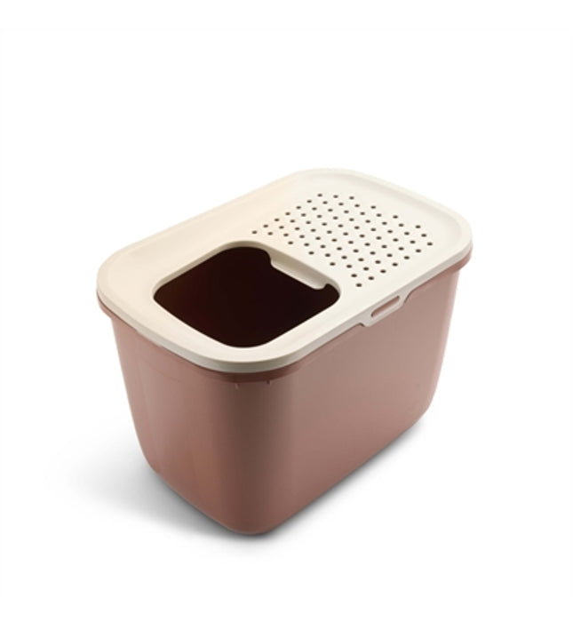 Savic Kattenbak Hop In Champagne Roze / Terracotta