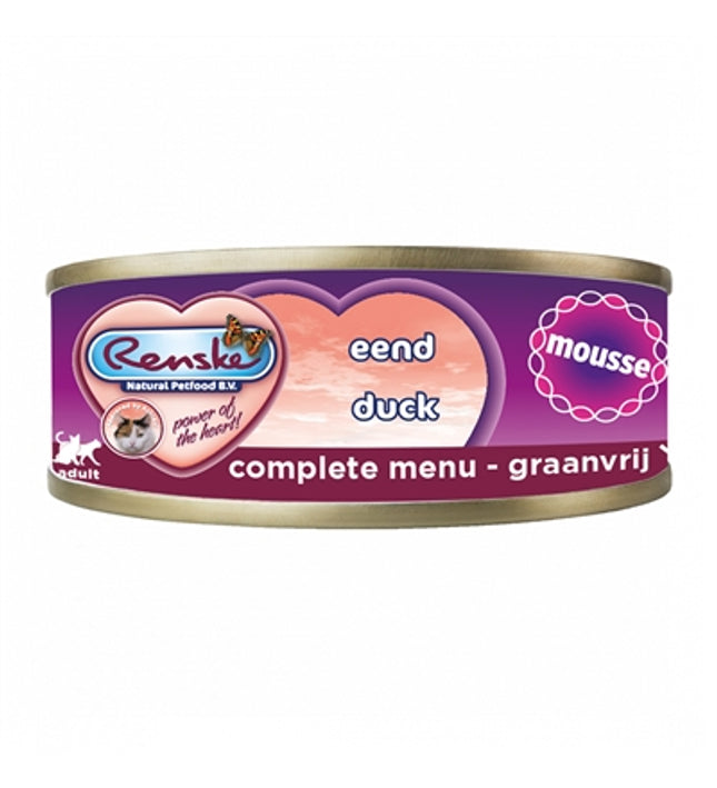 Renske Kat Vers Bereid Mousse Eend Graanvrij