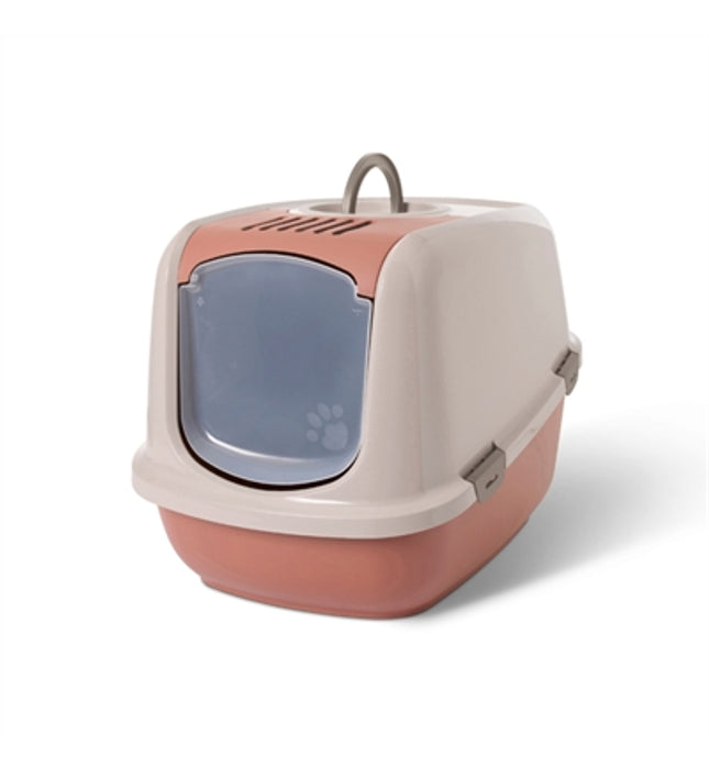 Savic Kattenbak Nestor Jumbo Champagne Roze / Terracotta