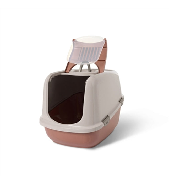 Savic Kattenbak Nestor Jumbo Champagne Roze / Terracotta