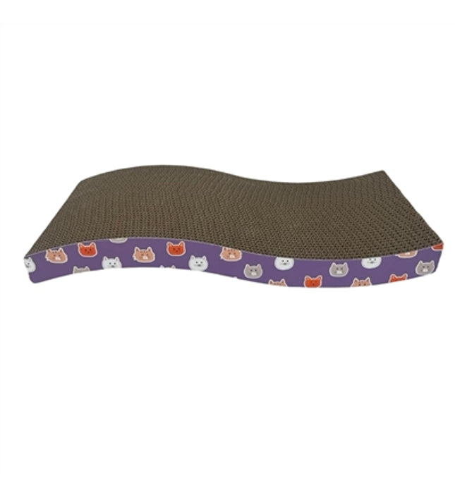 Easypets Cat Scratcher Wave Paars