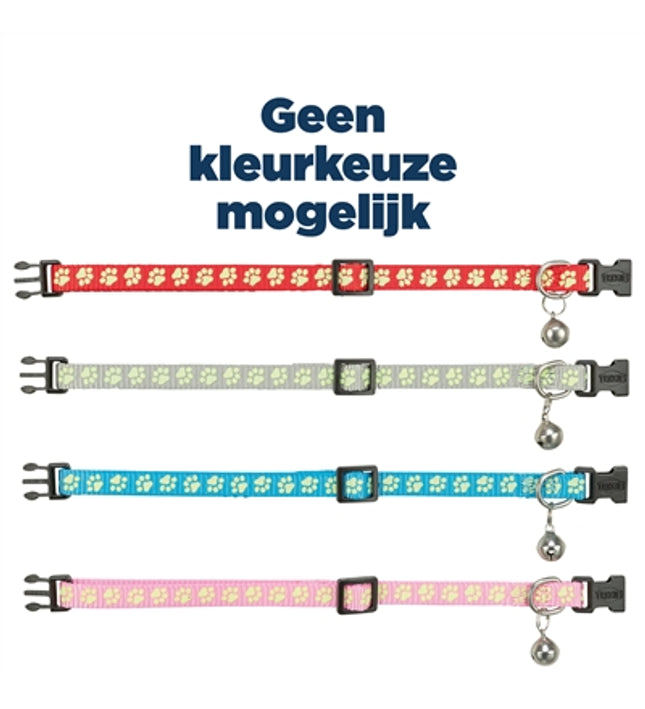 Trixie Halsband Kat Fluoriserend Assorti