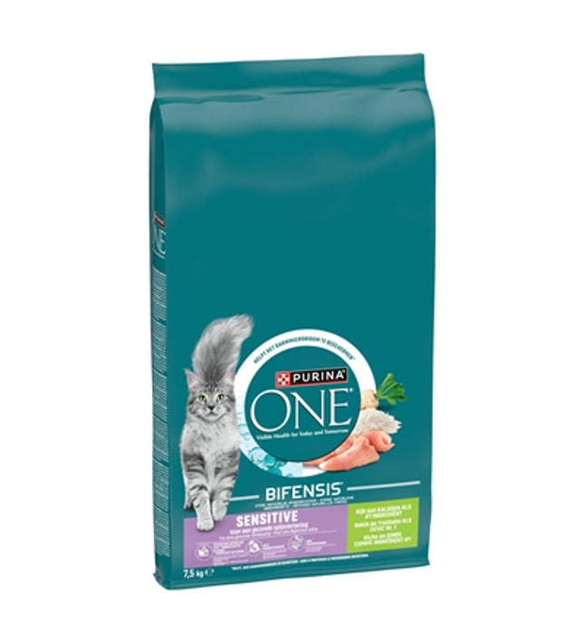 Purina One Sensitive Kalkoen / Rijst