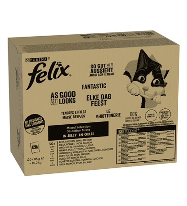 Felix Mixed Selection In Gelei Rund / Kip / Tonijn / Zalm