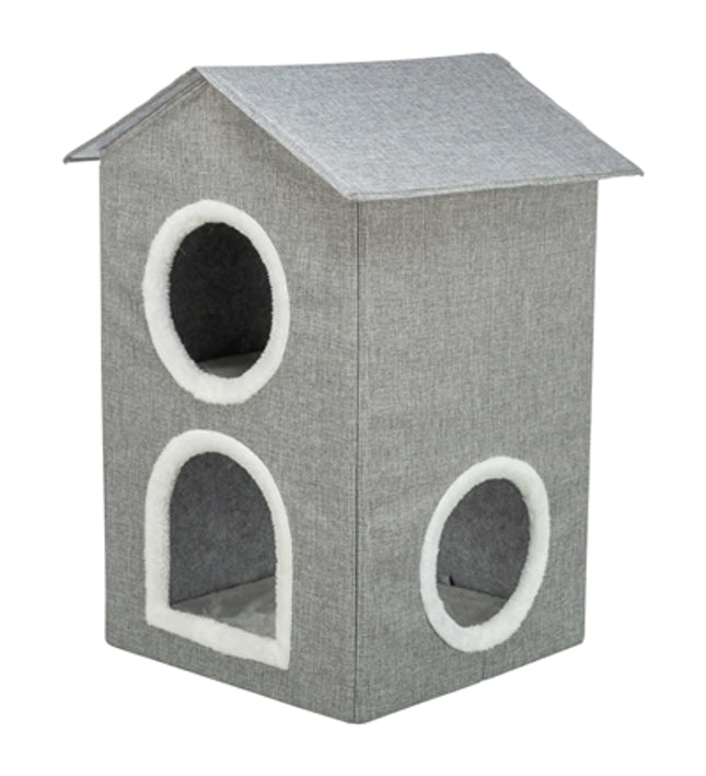 Trixie Kattenmand / Kattenhuis Nora Soft 2 Verdriepingen Lichtgrijs