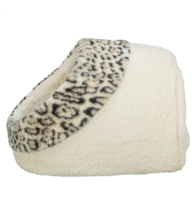 Trixie Kattenmand Iglo Leo  Soft Pluche Creme / Panterprint