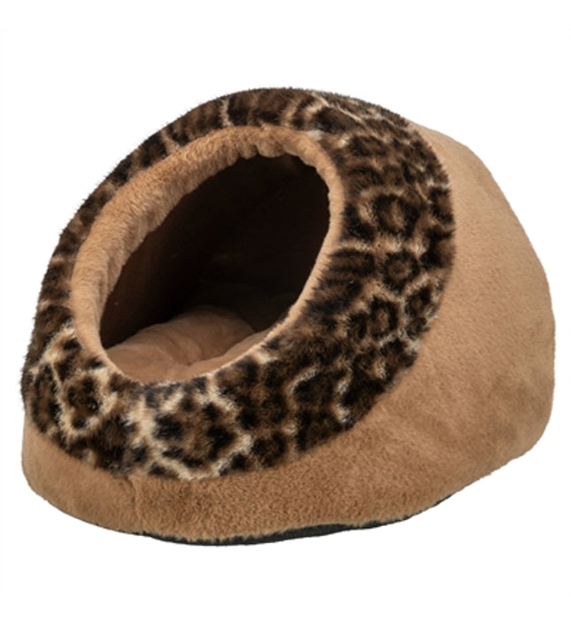 Trixie Kattenmand Iglo Leo  Soft Pluche Bruin / Panterprint
