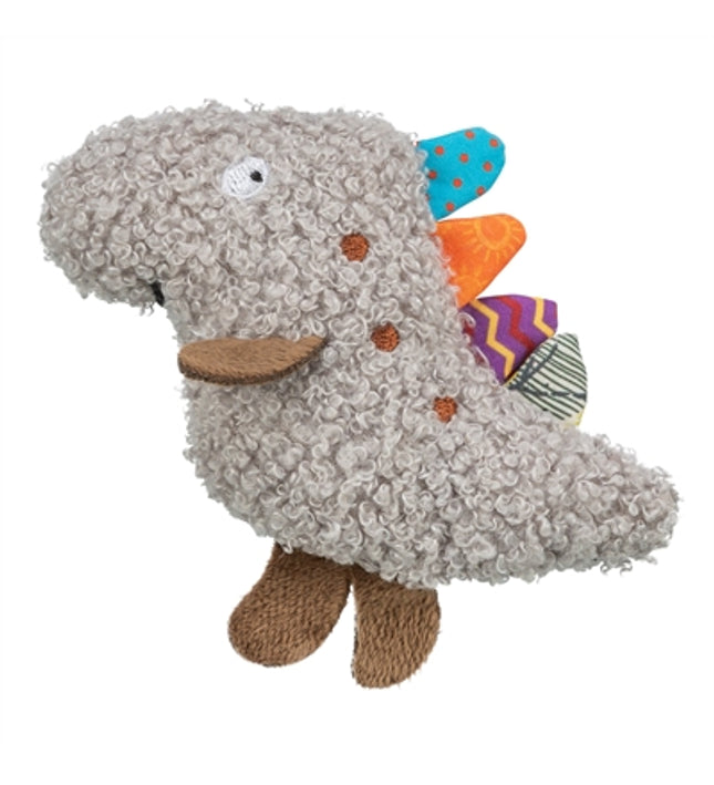 Trixie Dino Pluche Met Kattenkruid / Catnip Grijs