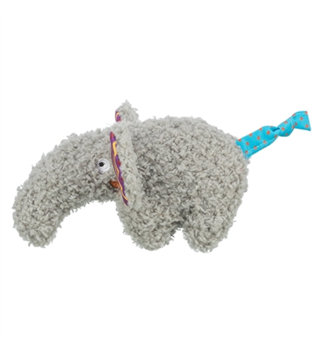 Trixie Olifant Pluche Met Kattenkruid / Catnip Grijs