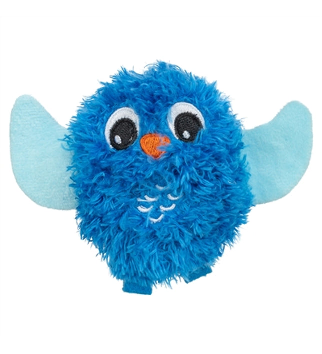 Trixie Uil Pluche Met Kattenkruid / Catnip Blauw