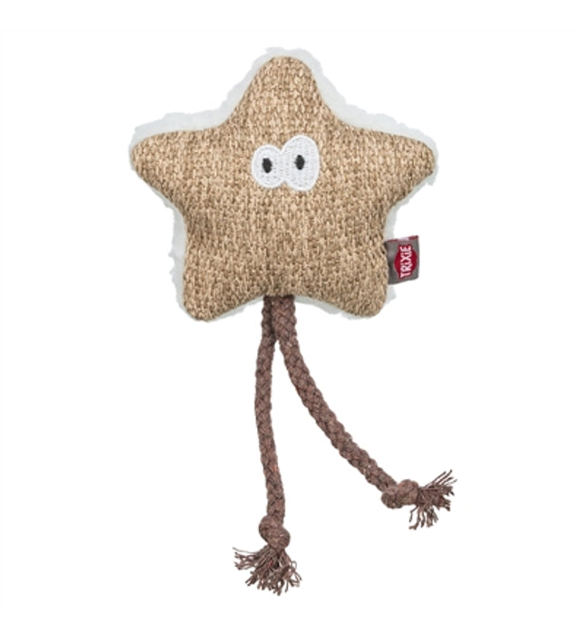 Trixie Ster Stof / Pluche Met Kattenkruid / Catnip Wit / Beige