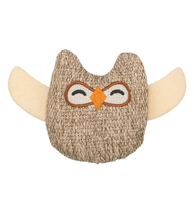 Trixie Uil Stof / Pluche Met Kattenkruid / Catnip Beige
